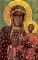 Ченстоховская икона Божией Матери (копия старинной)