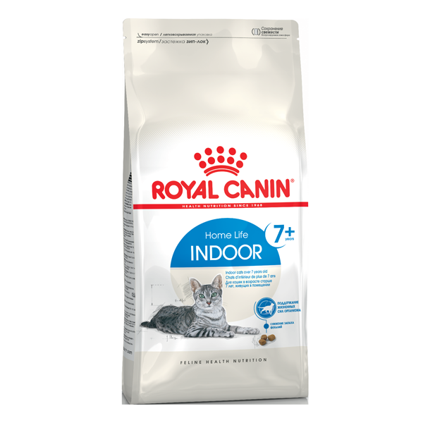 Сухой корм для пожилых кошек Royal Canin Indoor +7 с птицей