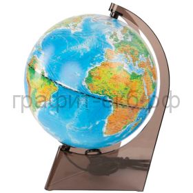 Глобус 21см Глобусный мир физико-политический на треугольной подставке с подсветкой 10289