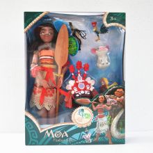 Набор кукла Моана с поющим и светящимся кулоном.