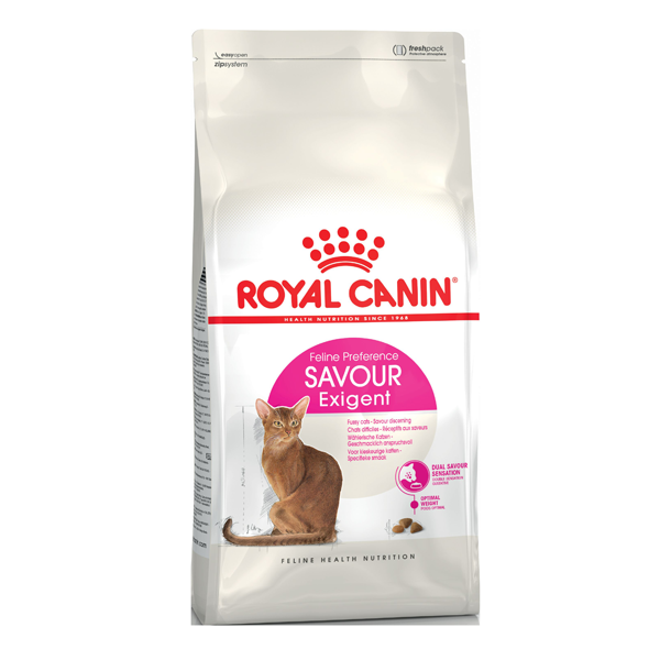Корм сухой Royal Canin Exigent Savour Sensation для кошек с птицей 2кг