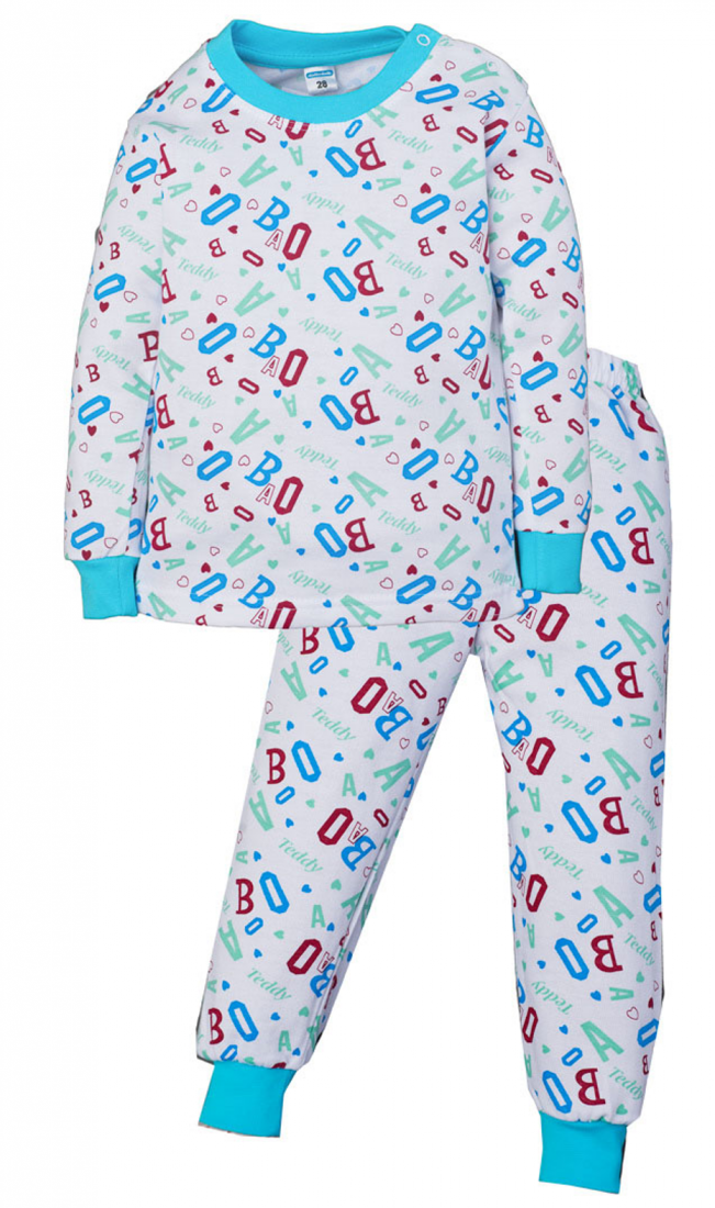 Пижама с начесом для мальчика 2-3 лет