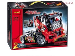Конструктор Decool Race Truck Гоночный грузовик 3360 (Аналог LEGO Technic 42041) 608 дет
