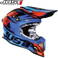 Шлем Just1 J12 Dominator, Сине-красный