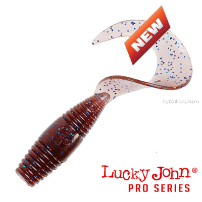 Твистер Lucky John Pro Series J.I.B. TAIL 1,5" / 38 мм / цвет S19 / 15 шт