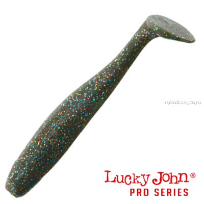 Виброхвост Lucky John Pro Series MINNOW 5.5" / 13.9 см  /цвет -F08 (упаковка 4шт)