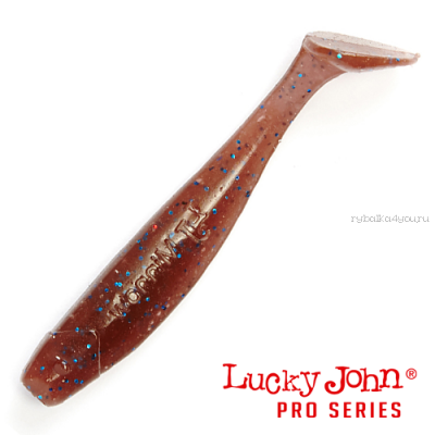 Виброхвост Lucky John Pro Series MINNOW 5.5" / 13.9 см  /цвет -S19 (упаковка 4шт)
