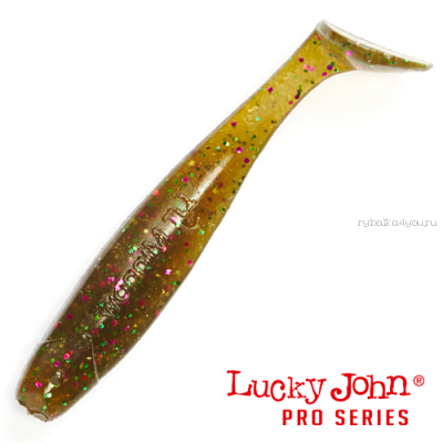Виброхвост Lucky John Pro Series MINNOW 5.5" / 13.9 см  /цвет -S21 (упаковка 4шт)