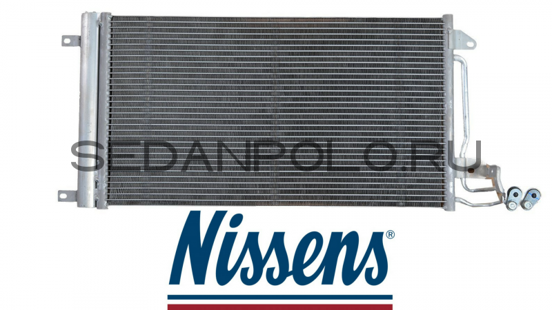 Радиатор кондиционера Nissens Volkswagen Polo Sedan