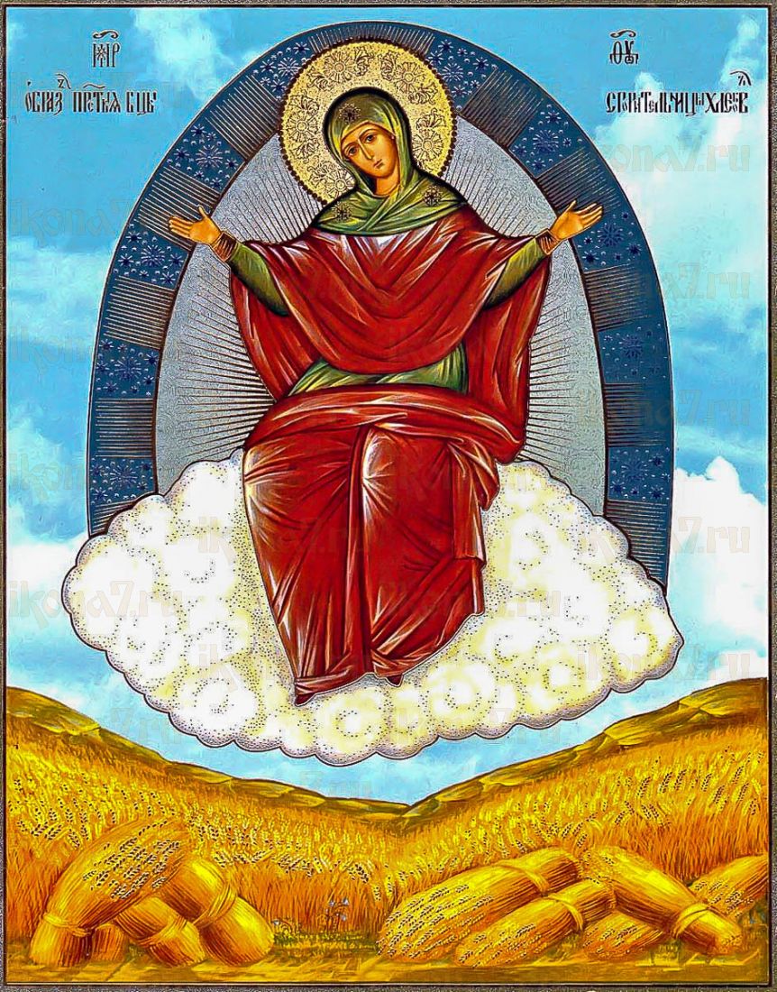 Спорительница хлебов икона Божией Матери