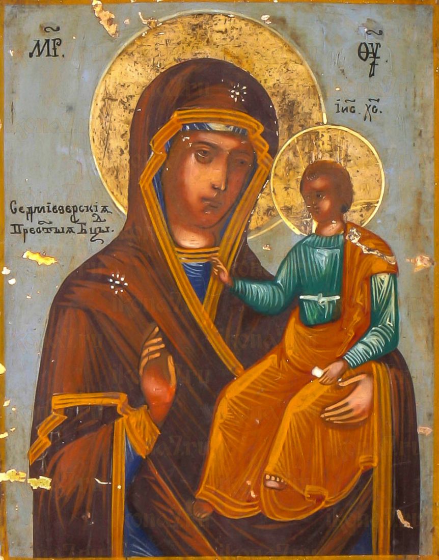 Седмиезерная икона Божией Матери (копия старинной)