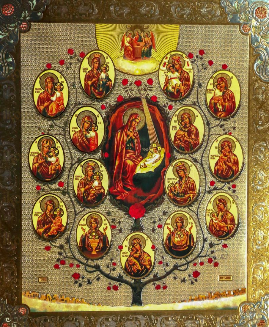 Икона Древо Пресвятой Богородицы (Горний Иерусалим)