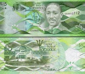 Барбадос 5 Долларов 2013 ПРЕСС
