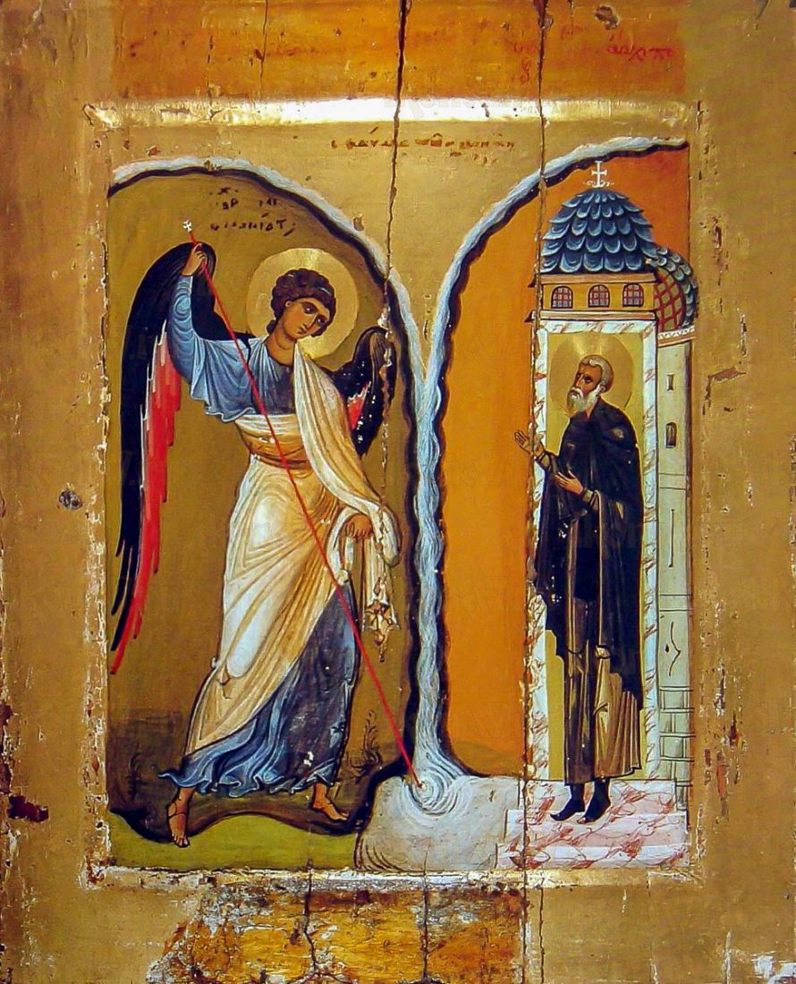 Икона Чудо Архангела Михаила в Хонех (копия 12 века)