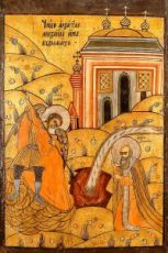 Икона Чудо Архангела Михаила в Хонех (копия старинной)