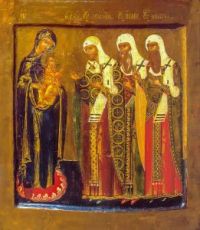 Икона Леонтий, Исайя и Игнатий Ростовские (копия старинной)