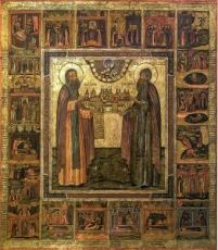 Икона Димитрий и Игнатий Прилуцкие (копия старинной)