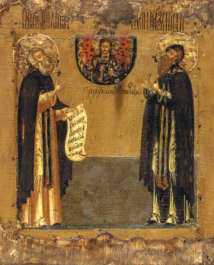 Икона Димитрий и Игнатий Прилуцкие (копия старинной)