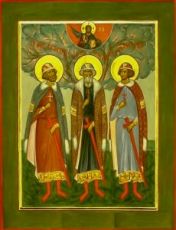 Икона Антоний, Иоанн и Евстафий Виленские