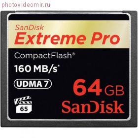 Карта памяти CF 64GB SanDisk Extreme Pro 160MB/s (SDCFXPS-064G-X46)