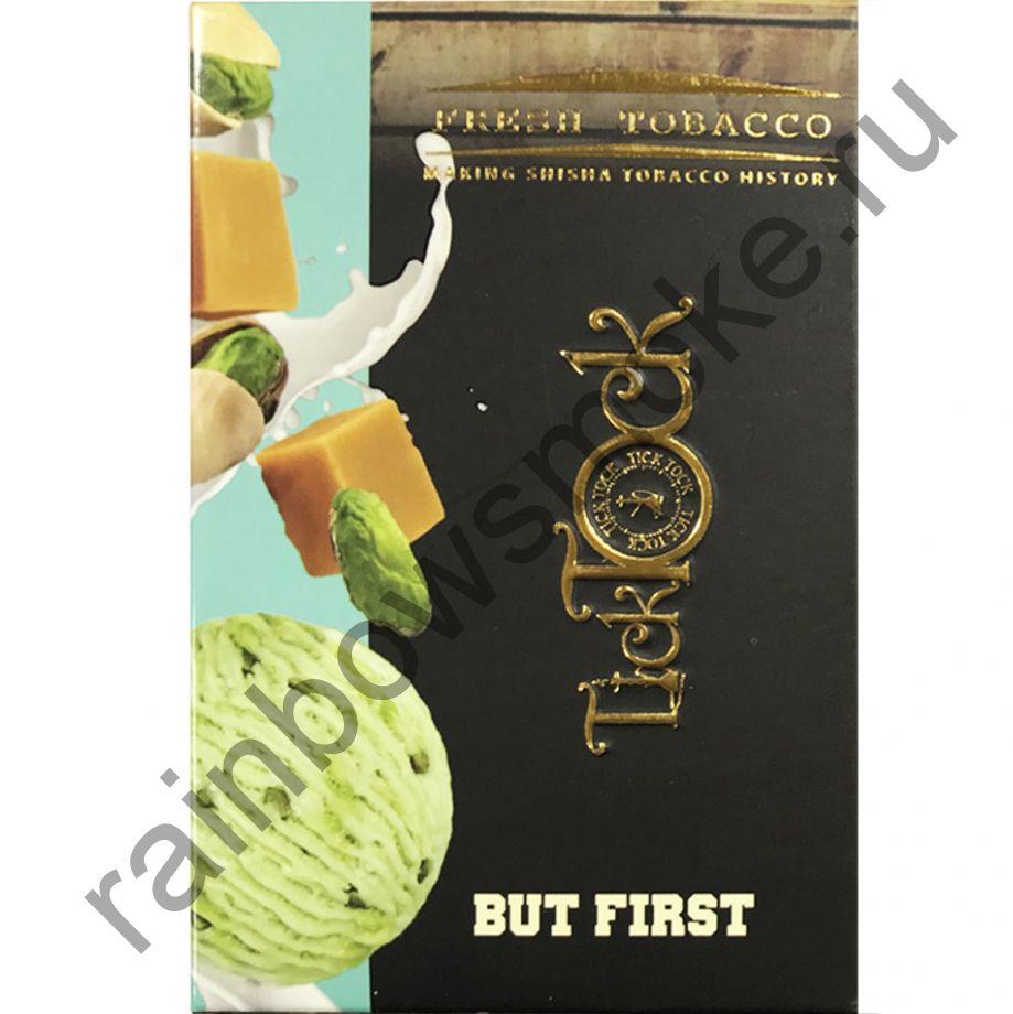 Tick Tock Hookah 100 гр - But First (Pistachio & Caramel) (Фисташки и Карамель)