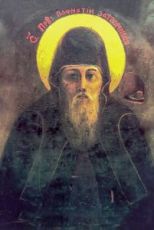 Икона Пафнутий Печерский (копия старинной)