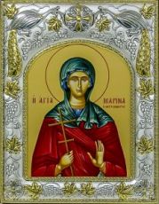 Марина Антиохийская (14х18), серебро