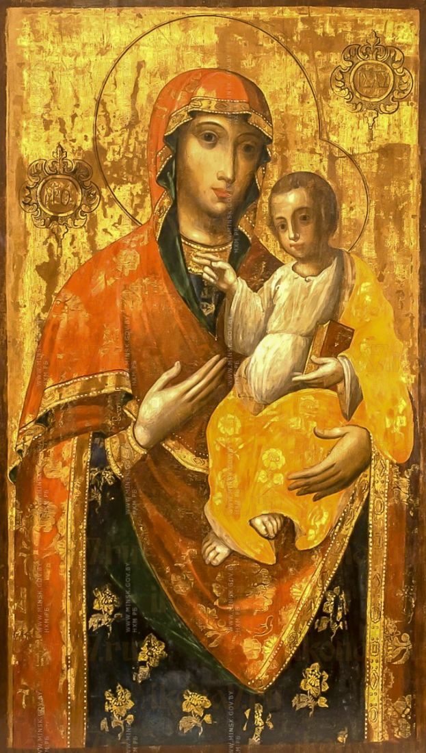 Ильинско-Черниговская икона Божией Матери (копия 18 века)