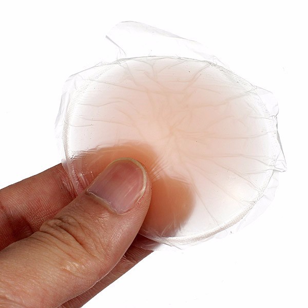 Womens Reusable Invisible Nippleless Adhesive Silicone Nipple Cover Breast Pads