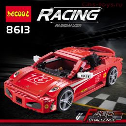 Конструктор Decool Speed Феррари F430 8613 (Аналог LEGO Speed 8143) 512 дет