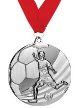 Медаль Мундиаль наградная с лентой 2 место 50 мм