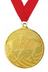 Медаль Легкая атлетика наградная с лентой 1 место 50 мм