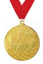 Медаль Легкая атлетика наградная с лентой 1 место 50 мм