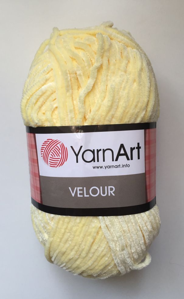 Velour (Yarnart) 844-лимонный