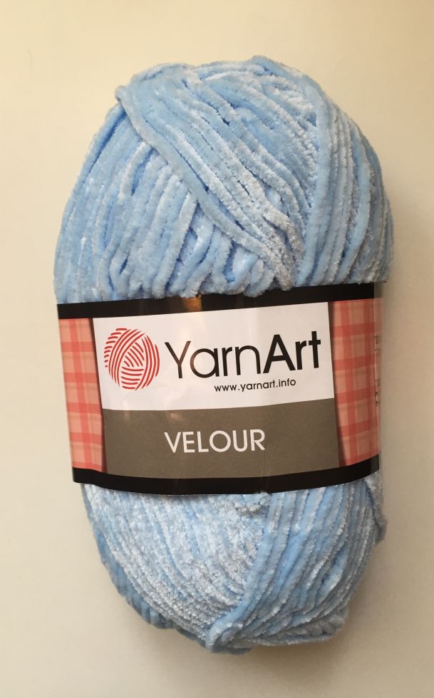 Velour (Yarnart) 851-голубой