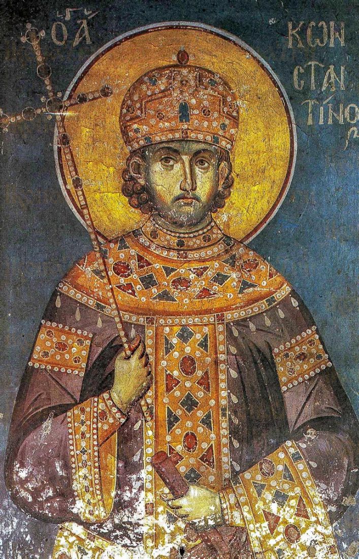 Икона Константин Великий (копия старинной)