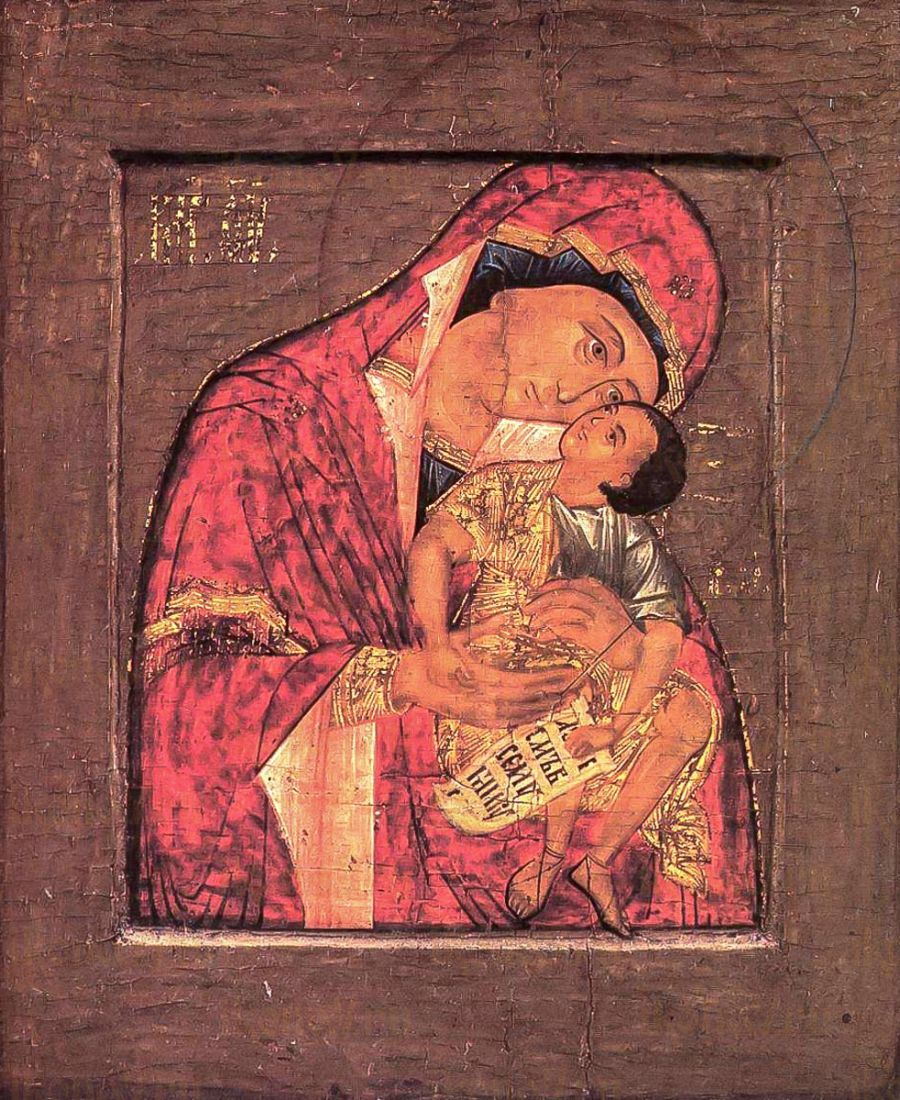 Икона Взыграние Младенца (копия старинной)