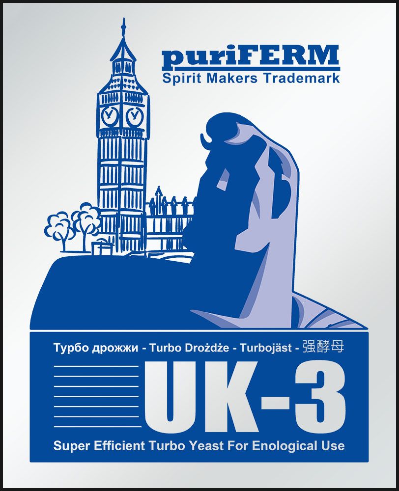 Турбо дрожжи Puriferm UK-3
