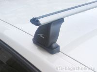 Багажник на крышу BMW 3-serie E46, Lux, аэродинамические  дуги (53 мм)