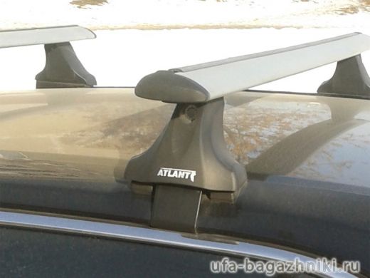 Багажник на крышу Mazda 6 (2013г.-...), Атлант, крыловидные дуги, опора Е