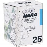 Уголь кокосовый для кальяна Coco Nara 25 (72 шт)