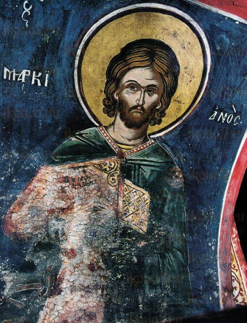 Маркиан Константинопольский  (рукописная икона)