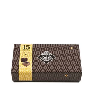 Конфеты шоколадные Молочный и чёрный шоколад Сундучок Michel Cluizel Gift box - 165 г (Франция)