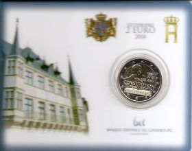 150 лет Конституции Люксембурга 2 евро Люксембург 2018   BU Блистер