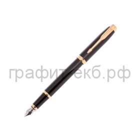 Ручка перьевая Parker IM Core Black GT перо нерж.сталь 1931645