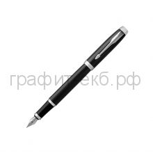 Ручка перьевая Parker IM Core Black CT F321 перо нерж.сталь 1931644
