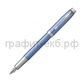 Ручка перьевая Parker IM Premium Blue CT F322 перо нерж.сталь1931688