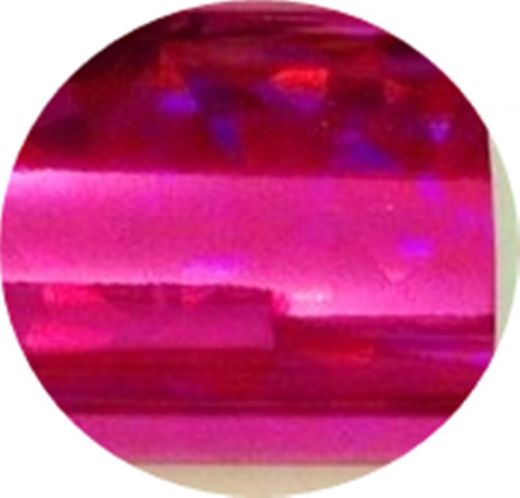 Фольга для литья и кракелюра Royal (53) голографический розовый глянец