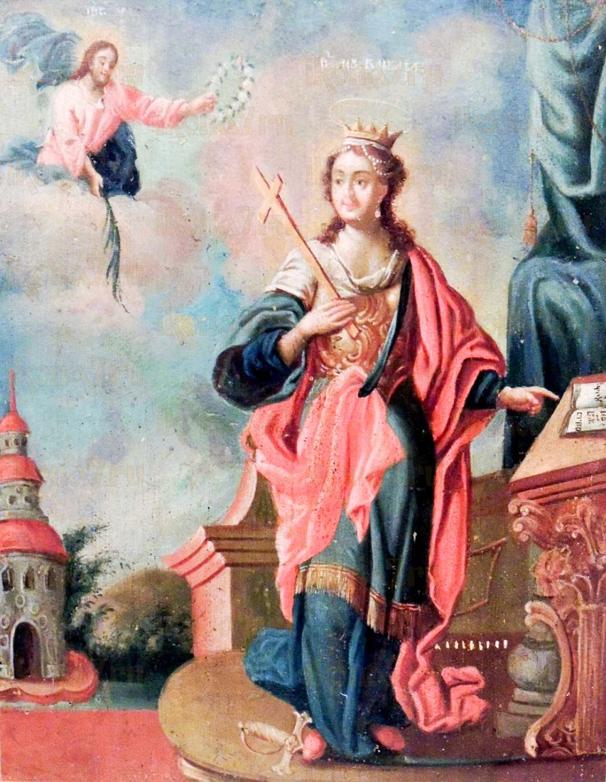 Икона Варвара (копия старинной)