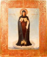Афонская икона Божией Матери (копия 19 века)